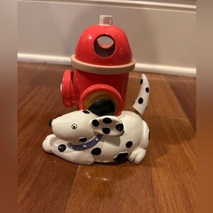Dalmatian and Fire Hydrant Toothbrush Holder